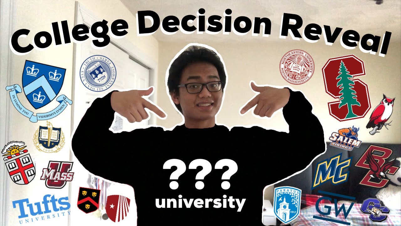College Decision Reveal | Where I&rsquo;m Going to College!!