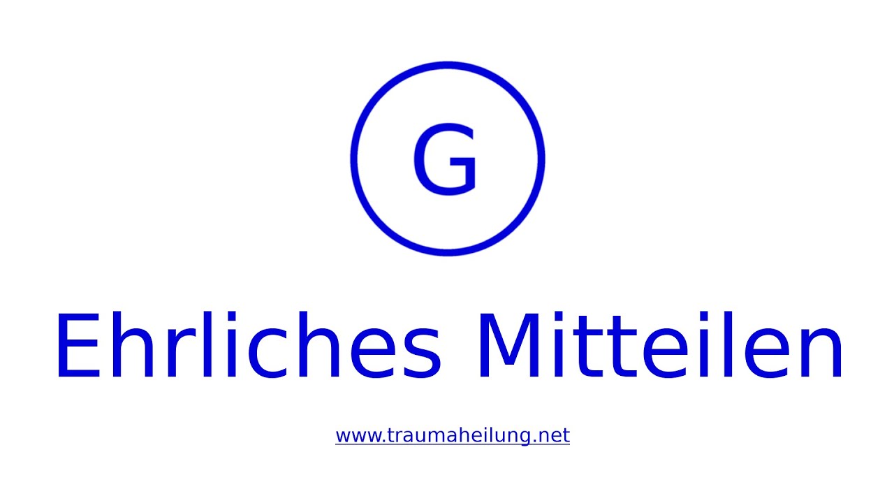 Ehrliches Mitteilen (EM) - Für alle die NEU hier sind...