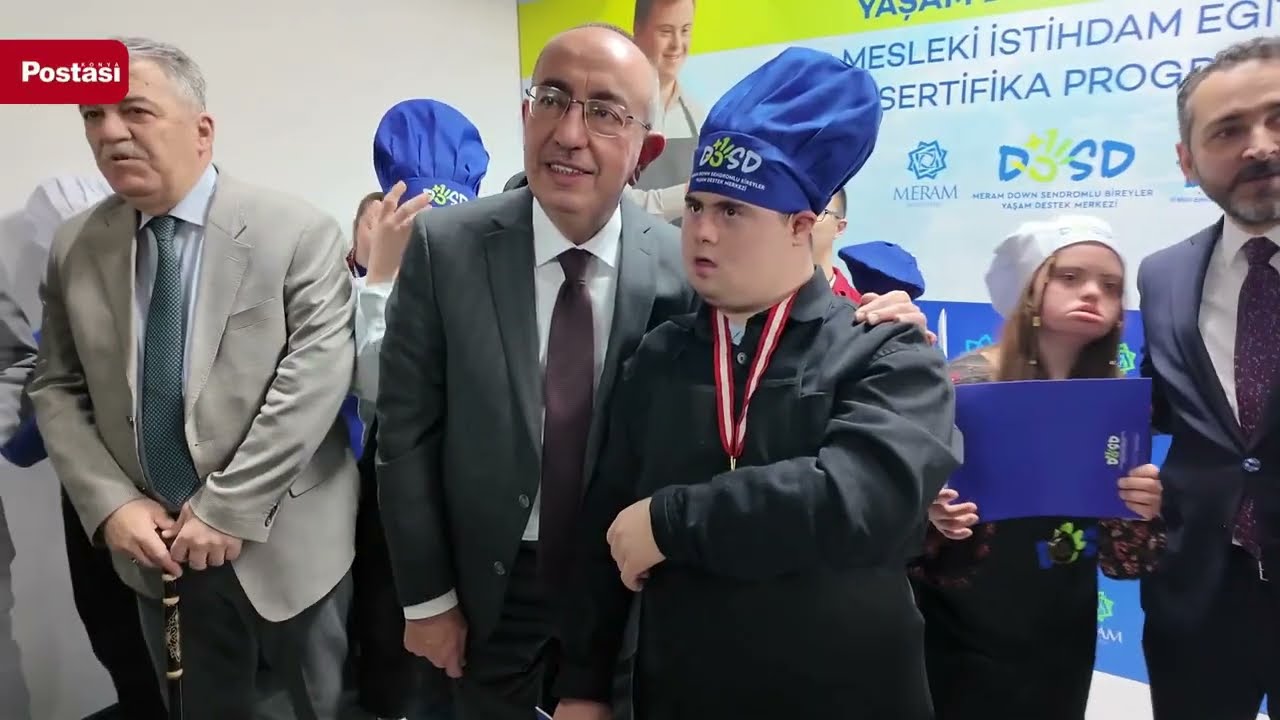 DOSD Meram’da özel gençler iş hayatına ilk adımı attı