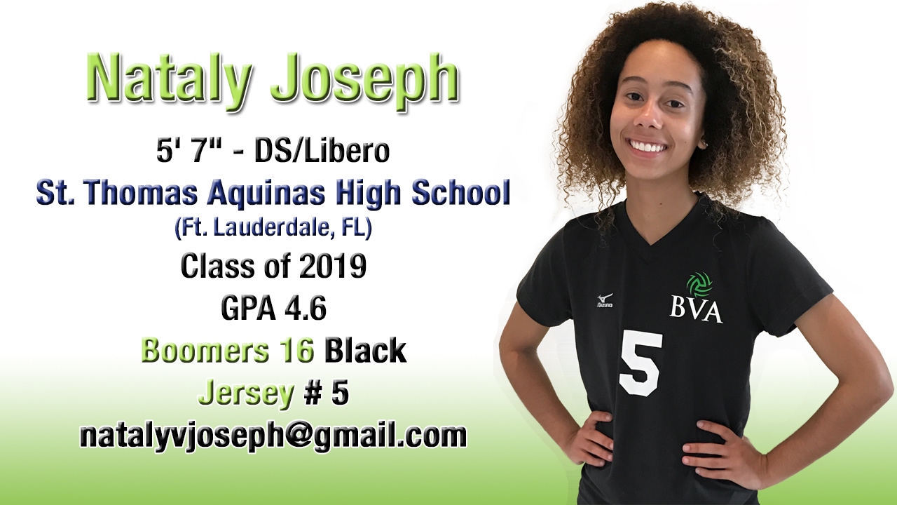 Nataly Joseph - Early 2017 Club Volleyball Highlights