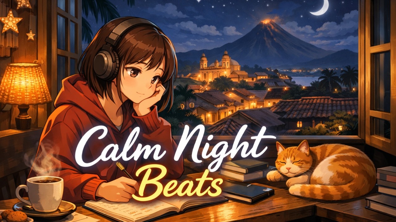Calm Night Beats - Lofi Hip Hop Mix for Studying, Relaxing & Deep Focus | Chill Night Vibes