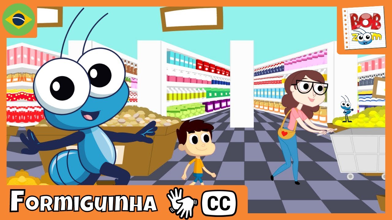 [LIBRAS] Formiguinha | Bob Zoom | V&iacute;deo Infantil Musical Oficial