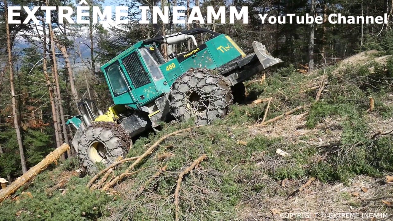 TIMBERJACK en pleine montagne loin de tout ....EXTRÊME INEAMM