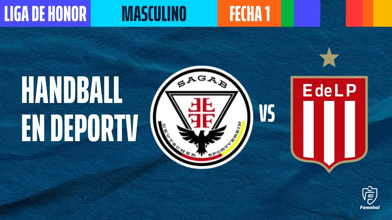 SAG Lomas VS Estudiantes LP | EN VIVO | Fecha 1 | Liga de Honor Masculina 2023 | #HANDBALLenDEPORTV