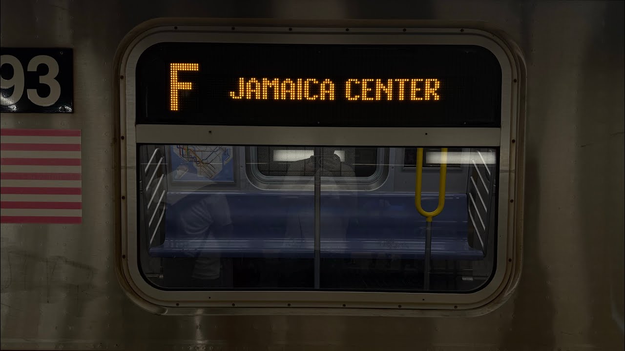 Rare: F trains Rerouted Via The E Line!