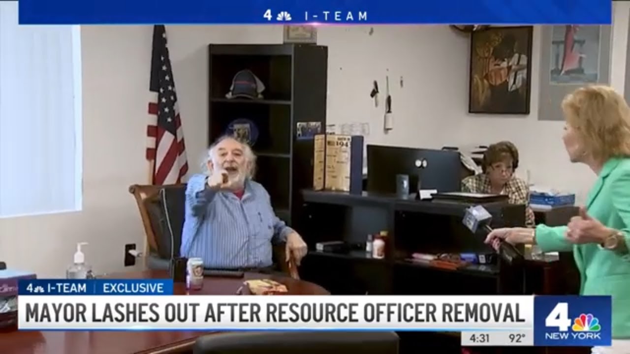 NY mayor tries to have NBC reporter arrested after questions about officer's removal | NBC New York