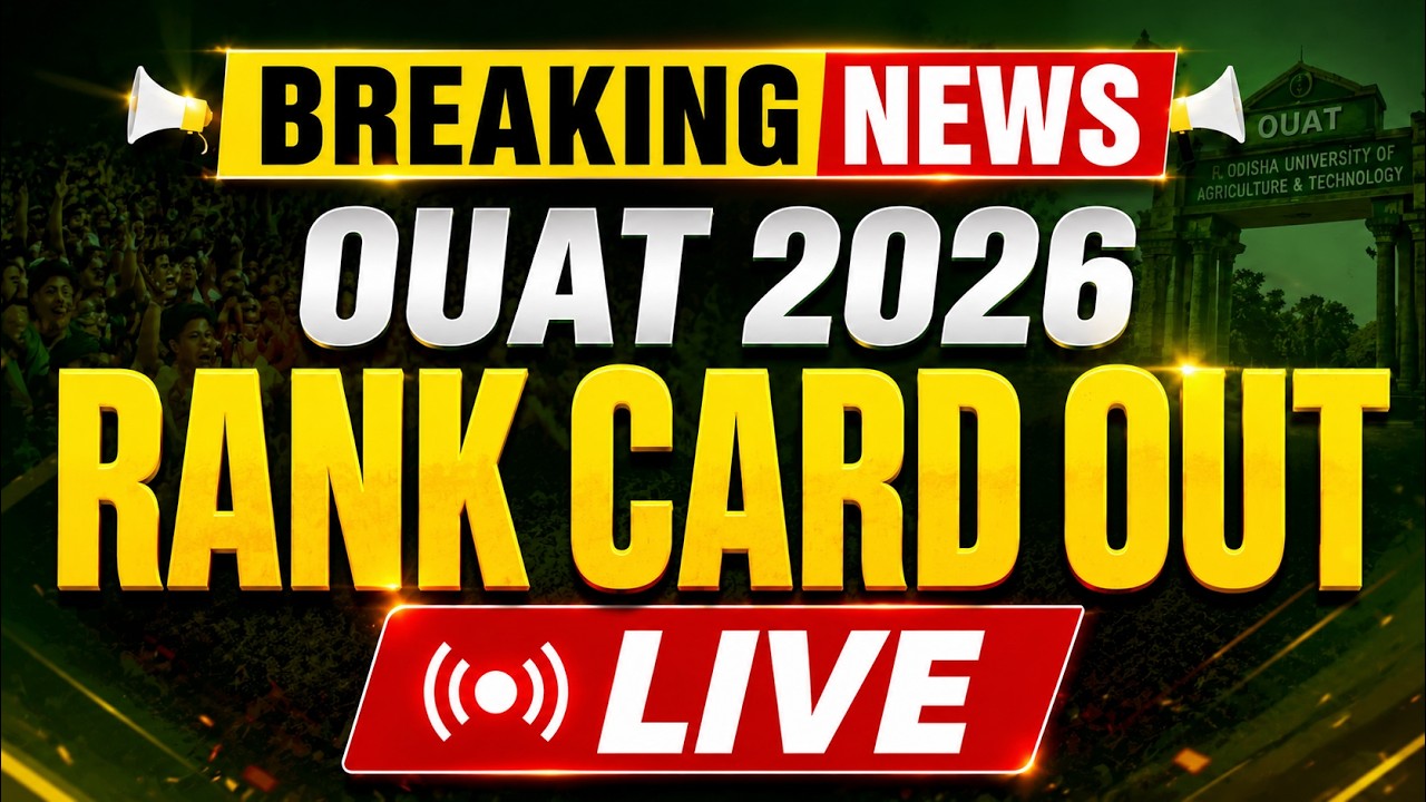 OUAT 2026 RANK CARD OUT 🚨 Ouat Exam Ranks Declared 📲 Rank Kemiti Download Kariba #ouat #ouat2026