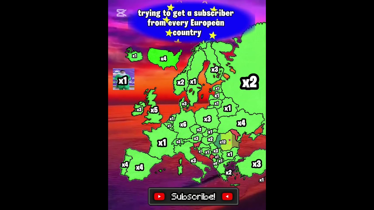 trying to get a subscriber from every European country including chipa sahab👅