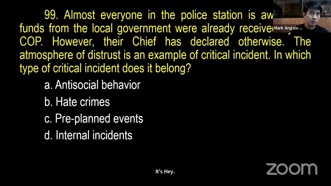 Dispute Resolution & Crisis/ Incident Management