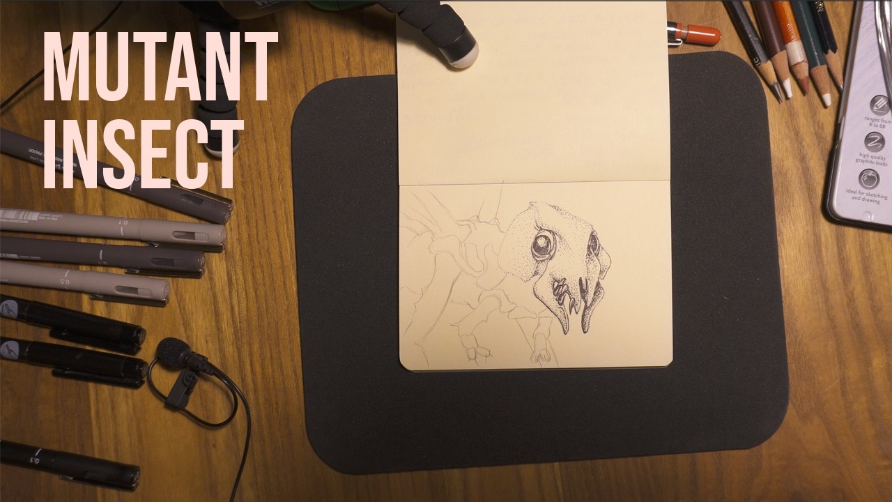 Explaining my inking process