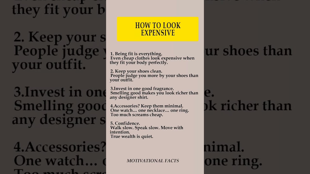 How to Look Expensive 💎 | 