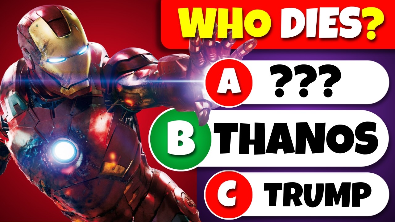 YOU vs MCU Avengers Quiz - Can you beat Thanos?? 🛡️⚡🔥