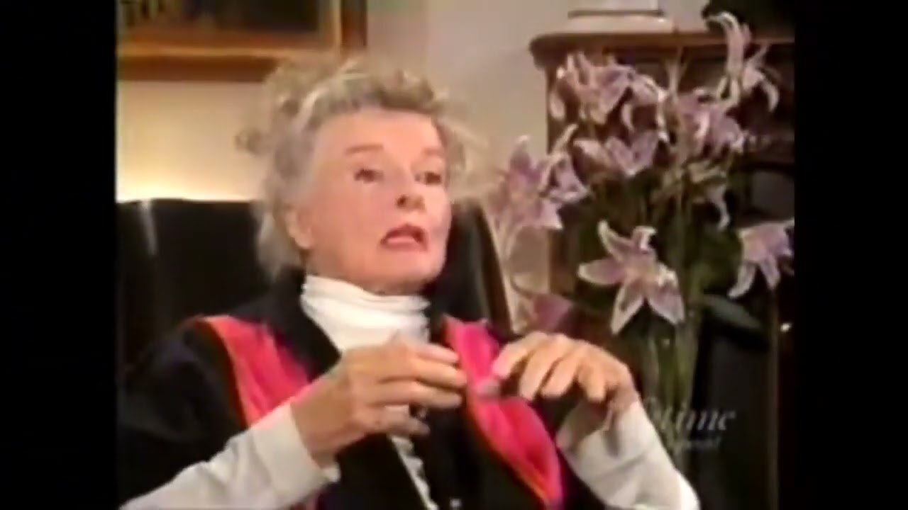 Katharine Hepburn on finding Spencer Tracy dead & meeting Mrs. Tracy in George Cukor's house