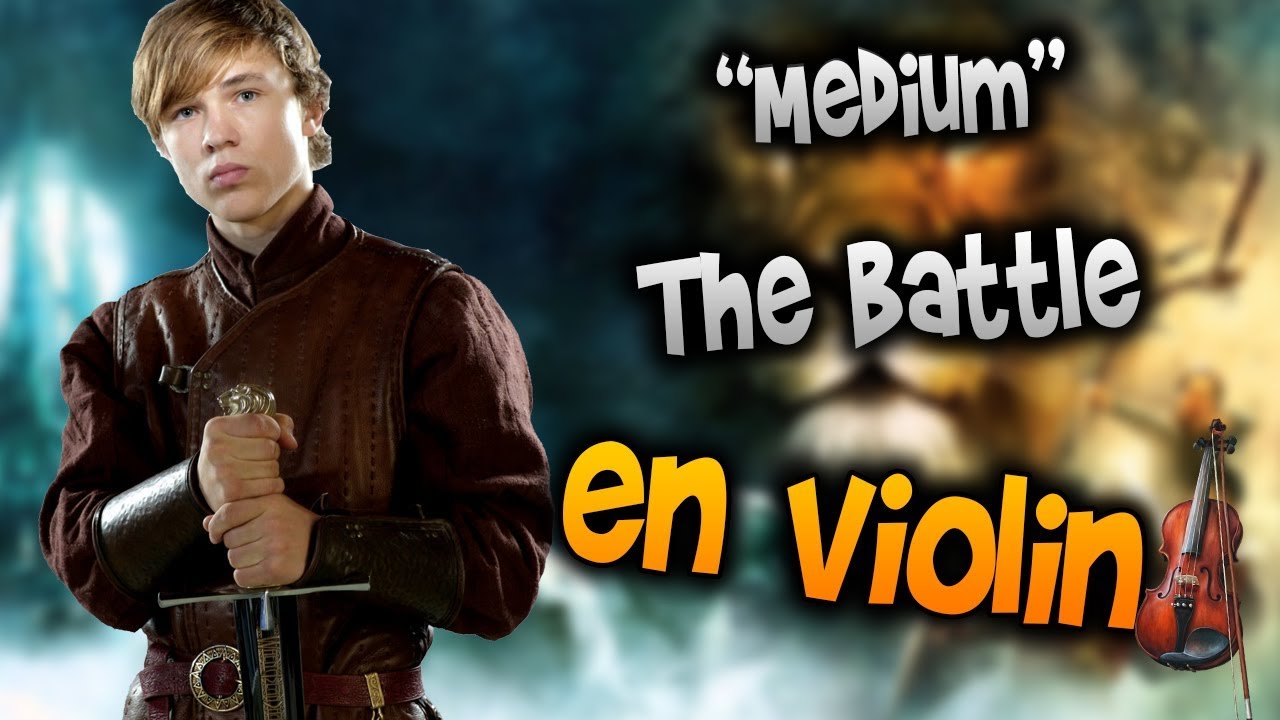Chronicles of Narnia - The Battle en Violín|How to Play,Tutorial,Tab,sheet music,Como Tocar|Manukes