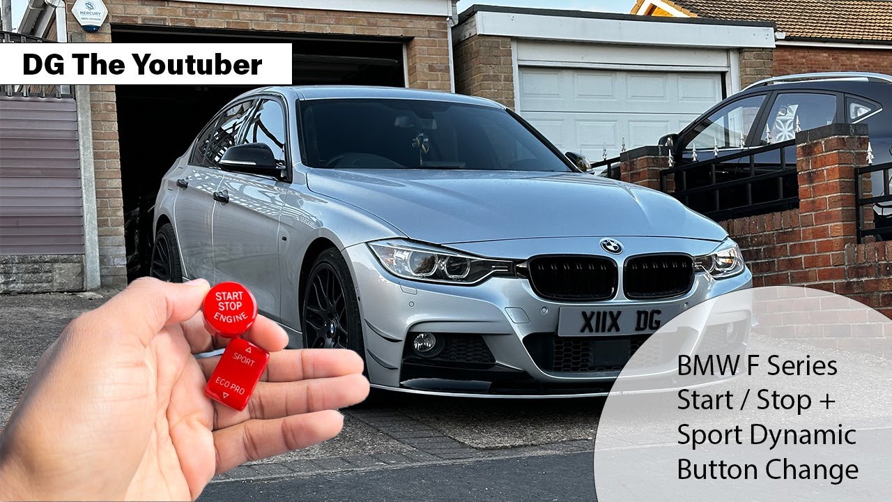 BMW F30 Start Stop Button + Sport Dynamic Button Replacement | Works For All BMW F Series Models