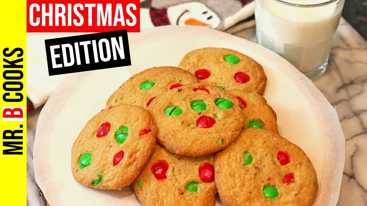 M&M Cookies Recipe | Easy Christmas Cookies Recipes