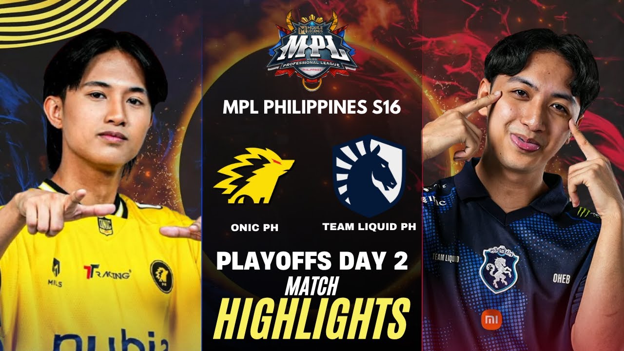 [HIGHLIGHTS] ONIC PH vs TEAM LIQUID PH MPL PH S16 PLAYOFFS | ONIC vs TLPH