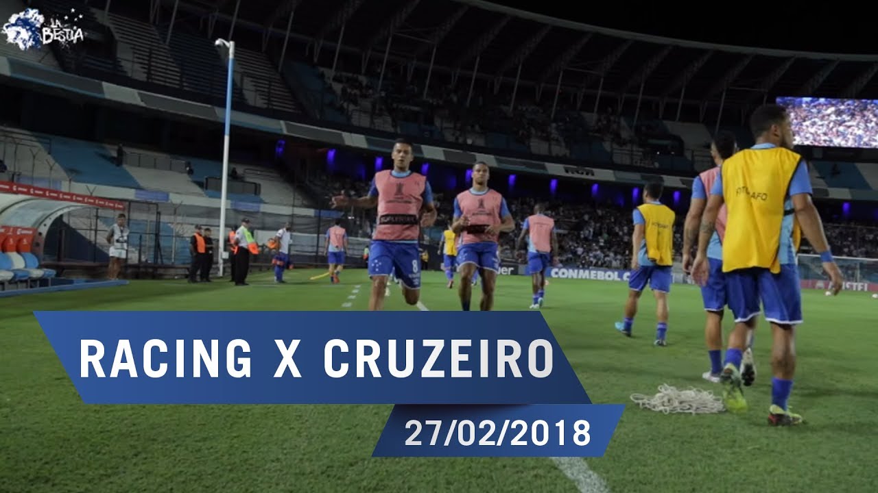27/02/2018 - Bastidores: Racing x Cruzeiro