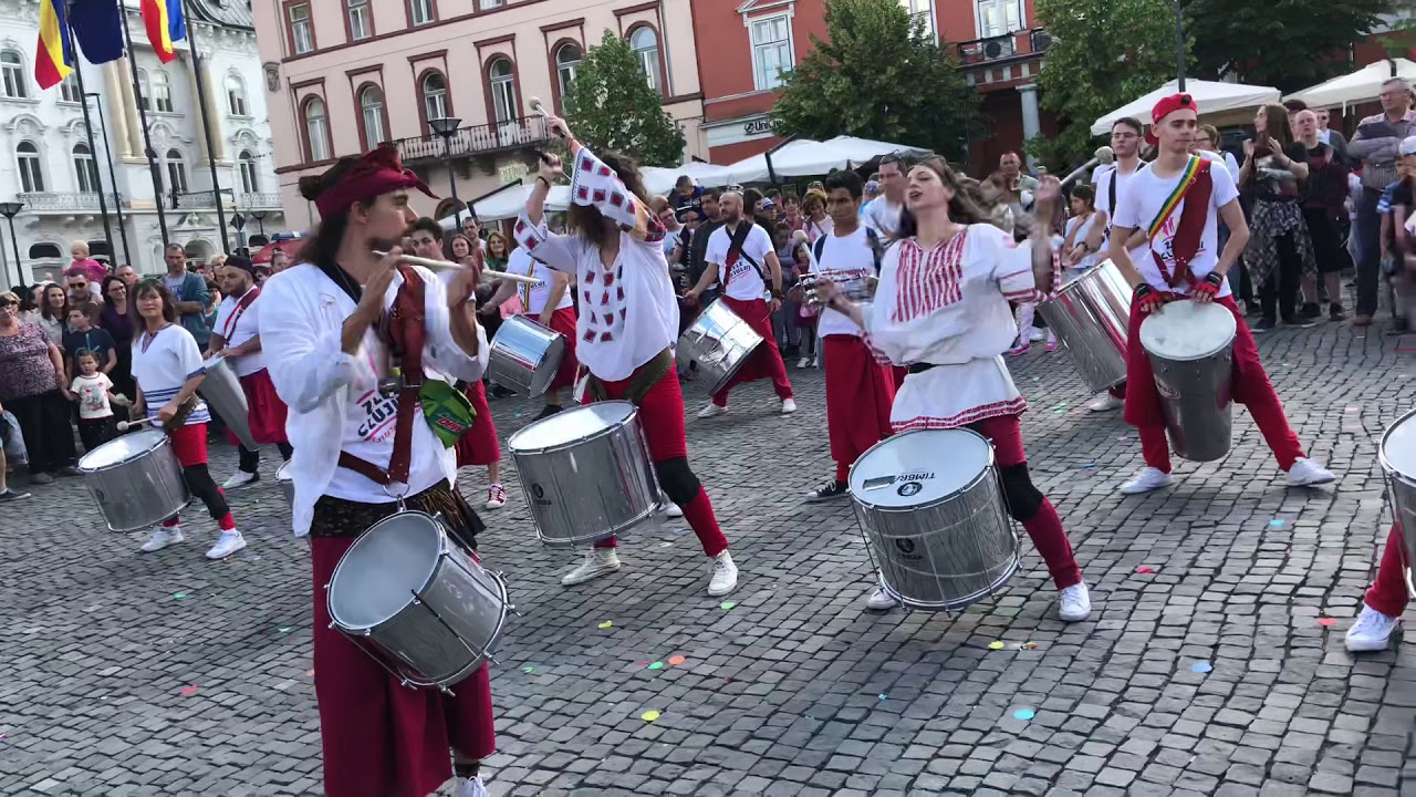 Spectacol cu tobe la zilele Clujului 2018