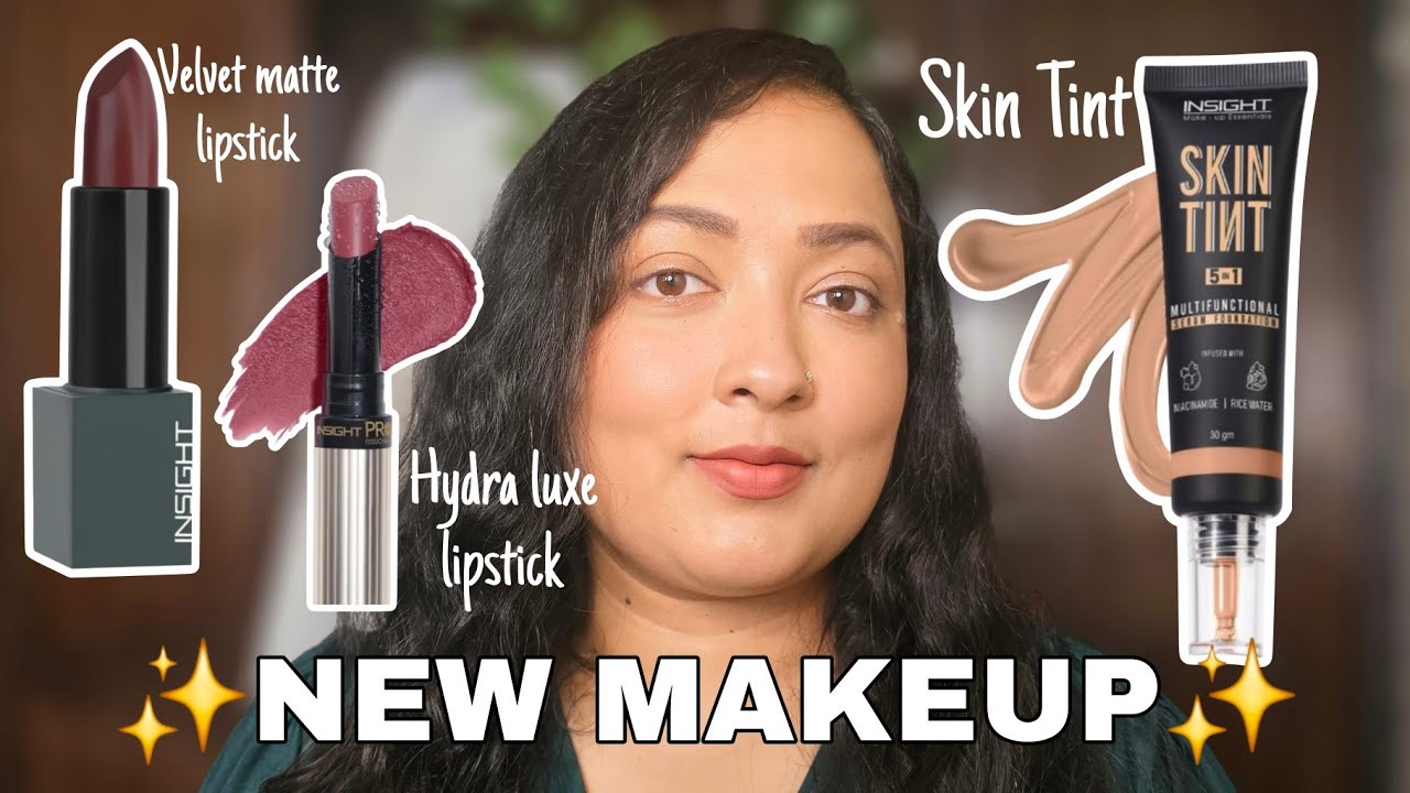 New Insight Cosmetics Skin Tint, Hydra Luxe Lipstick & Velvet Matte lipstick