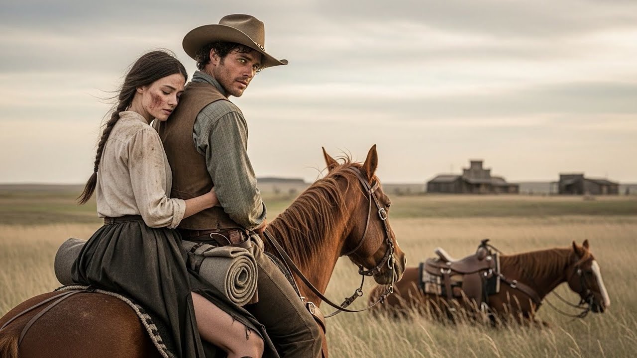 She Was Stranded When Her Horse Went Lame, The Cowboy Let Her Ride Double All The Way To Town