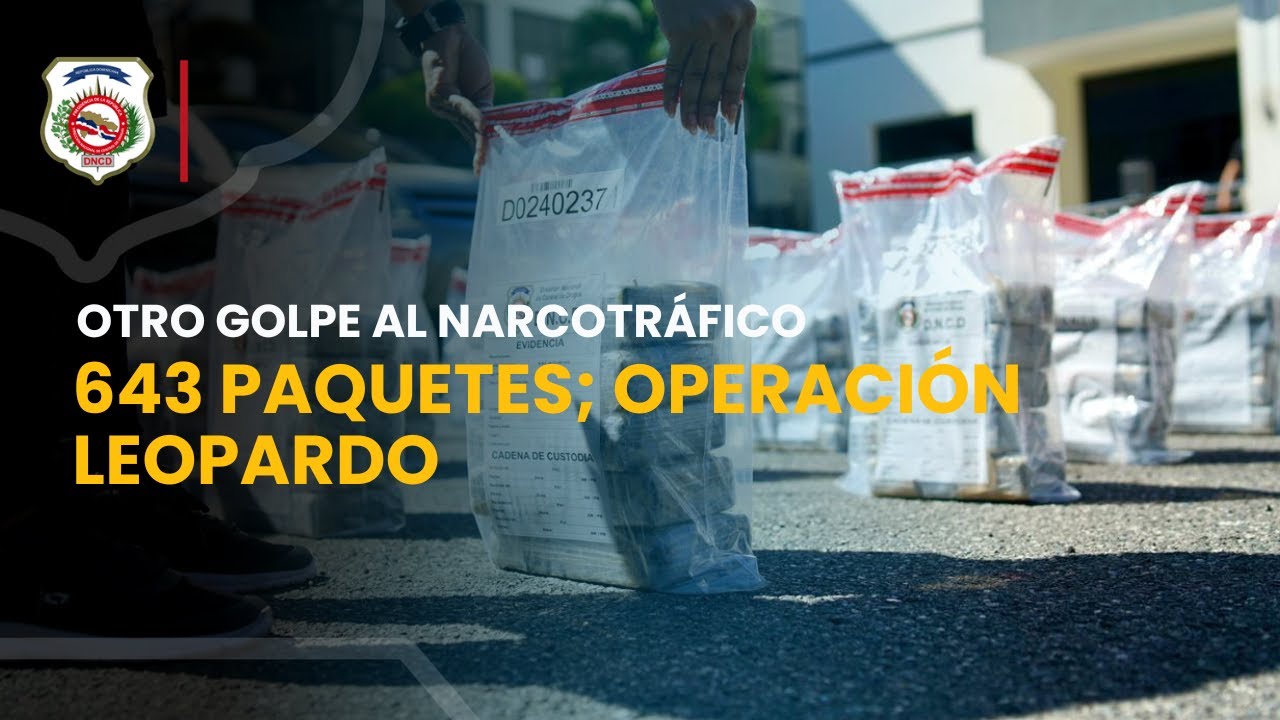 OTRO GOLPE AL NARCOTRÁFICO: OCUPAN 643 PAQUETES; OPERACIÓN LEOPARDO