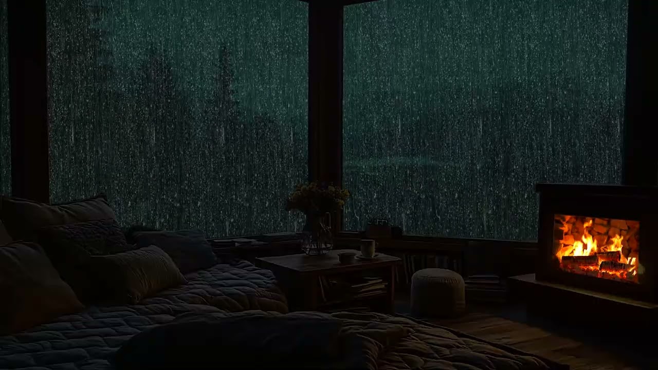 🌧️ Gentle Rainfall Sounds For Deep Sleep And Relaxation | Soft Drizzle Rain Ambience 🌙