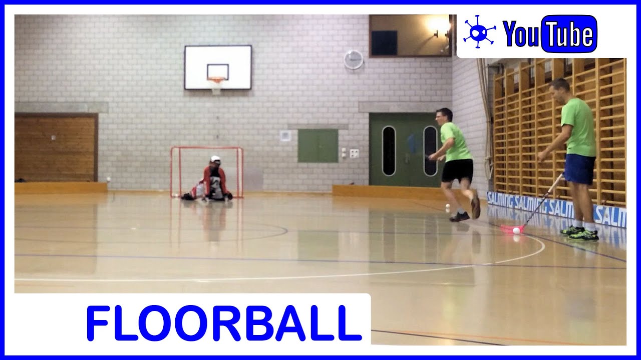 Floorball Drill Pass Run Shot left right