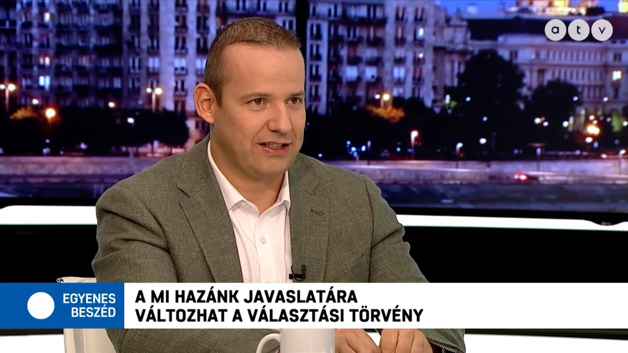 Igazs&aacute;gos v&aacute;laszt&aacute;si rendszert akarunk a főv&aacute;rosban &eacute;s orsz&aacute;gosan is!  (ATV, Egyenes besz&eacute;d)