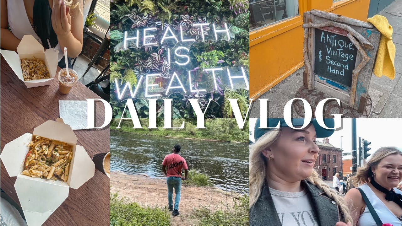 A Fun Day Out! // Whitley Bay Charity Shopping, Lunch & Bywell!