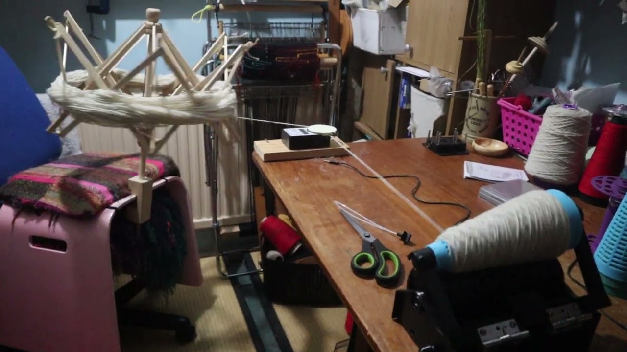 Using the EEW cone winder with a swift