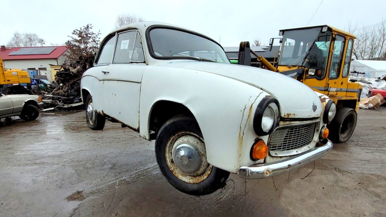 Uratowana - kompletna Syrena 105 odjeżdża z kasacji