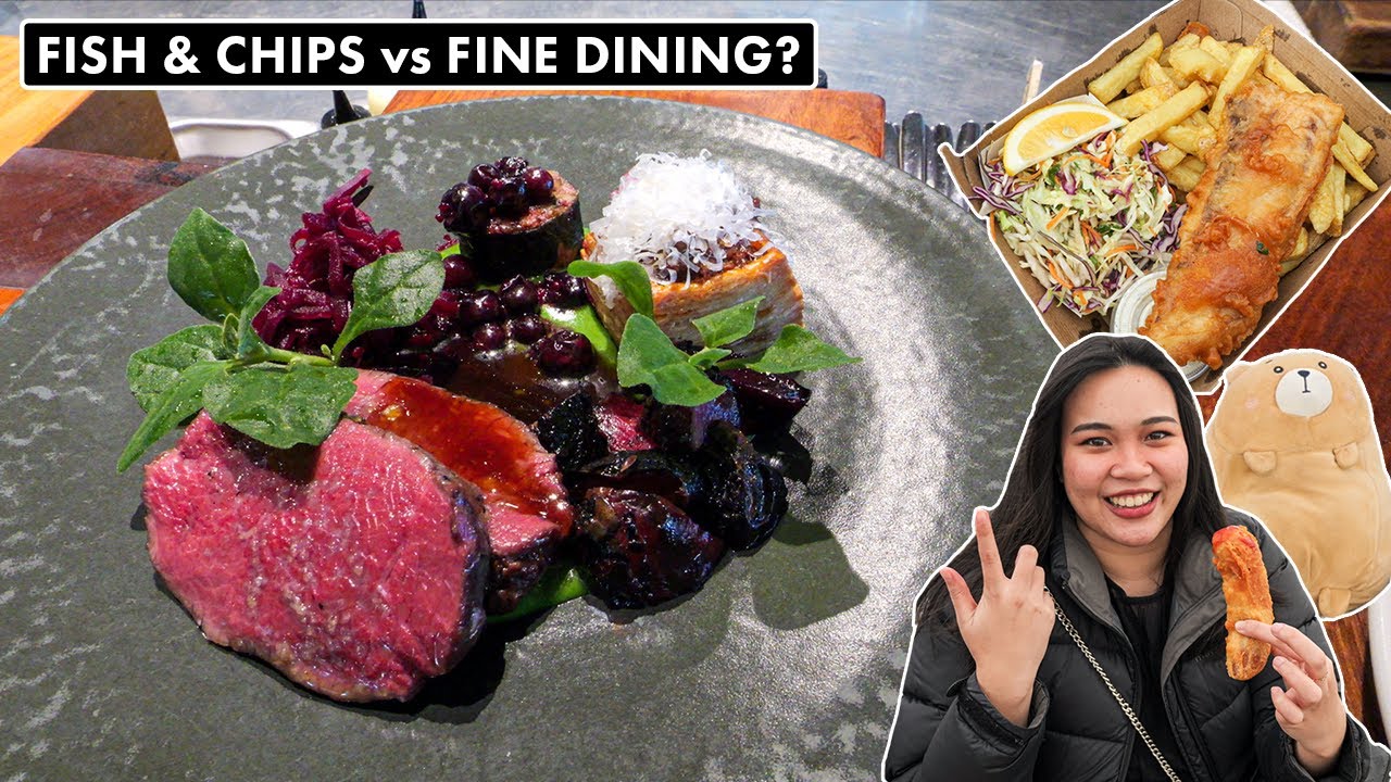 Traditional vs Modern New Zealand Food in Auckland! | Fish and Chips + Fine Dining