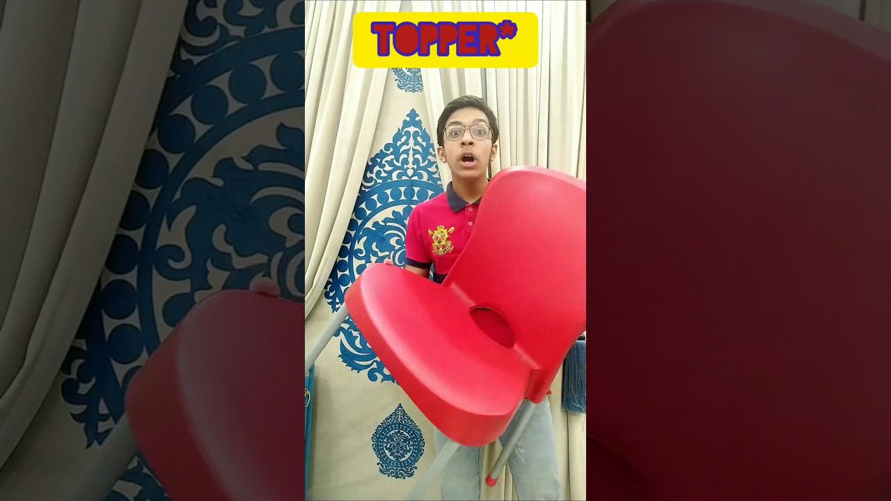 Topper vs Me#TopperVsMe #RelatableAF #SchoolLife #FunnyReel #DesiStudent #ExamStruggles #ReelComedy