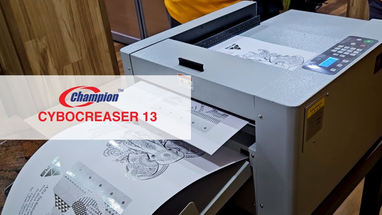 Champion Cybocreaser 13 in Action: Precision Creasing & High-Speed Performance | AFRA