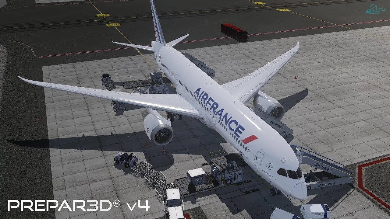 Prepar3D v4.5 | Cairo to Paris | HECA-LFPG | QualityWings 787-9 | P3D