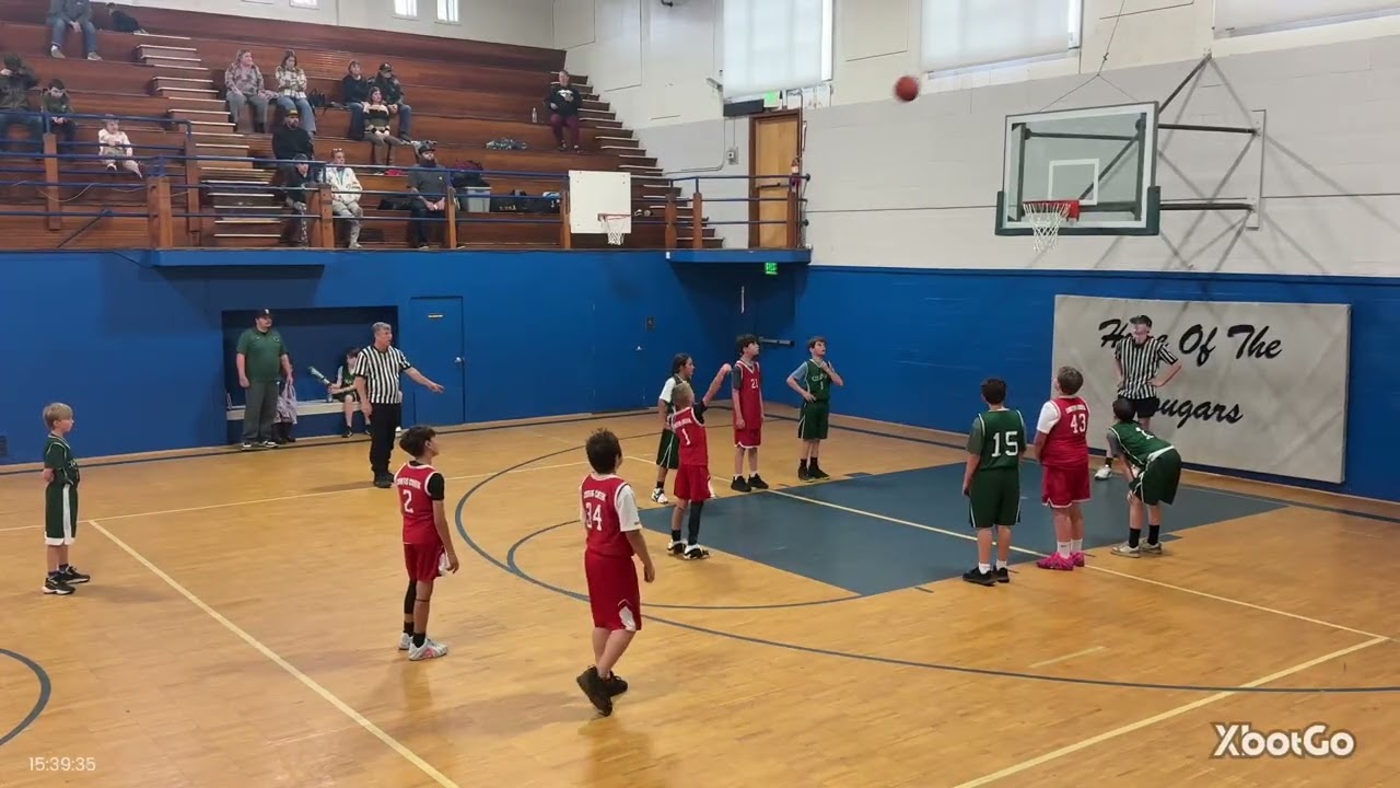 6th Grade Curtis Creek 40 vs Columbia 17 Basketball season tournament 