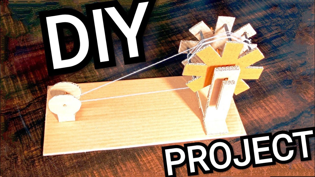 How to make Gandhiji's charkha with cardboard ||charkha making #schoolproject  part-||