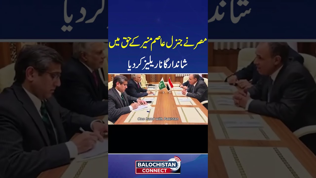 Egypt releases song in support of General Asim Munir | Balochistan Connect