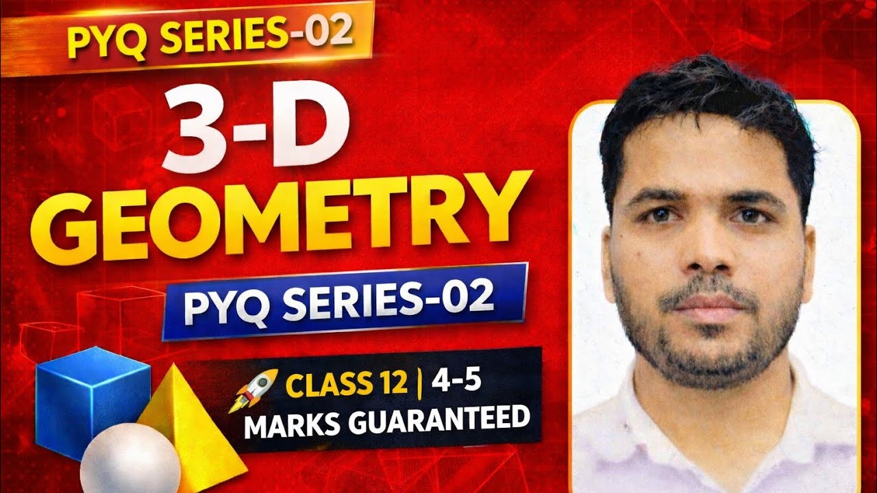 3D Geometry PYQ Series -02 | 4–5 Marks Questions | Score booster for Class 12 Maths | #maths 