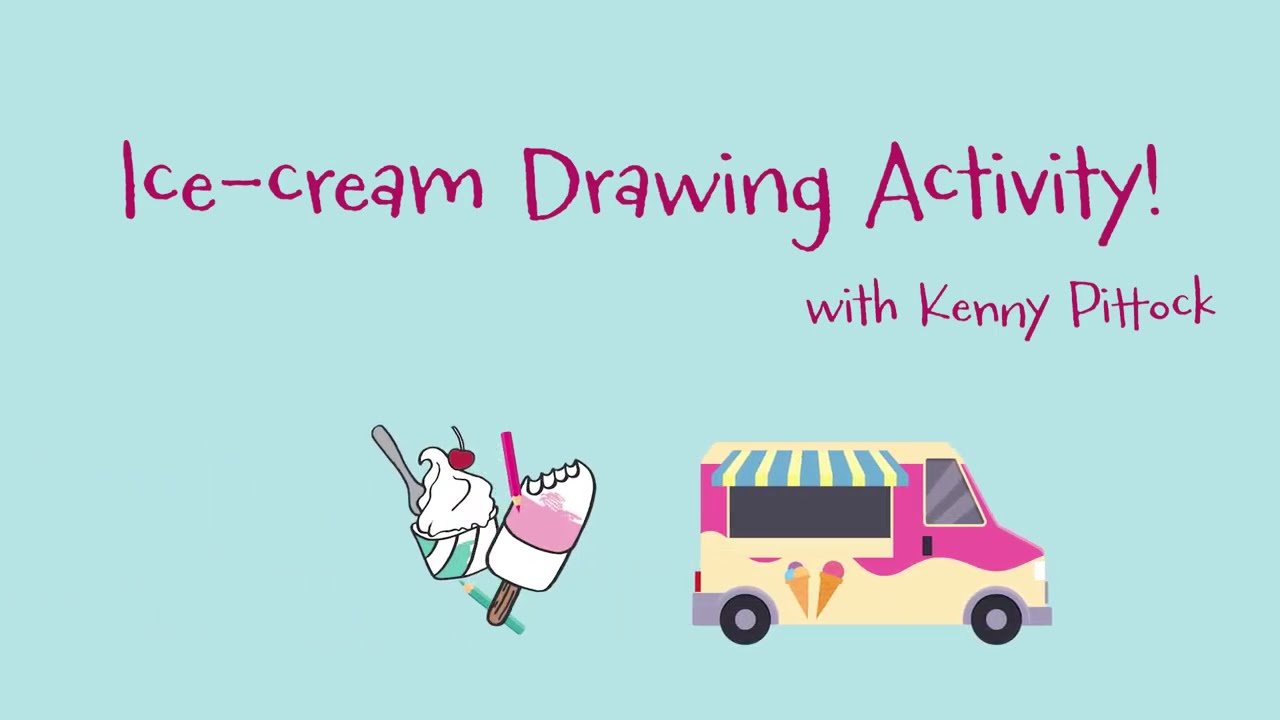 Drawing Ice-creams with Kenny Pittock