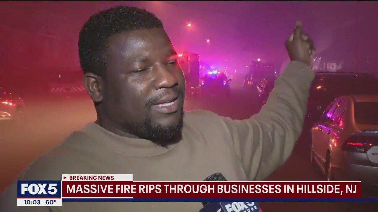 BREAKING NEWS: Residents react to Hillside, NJ auto body shop blast