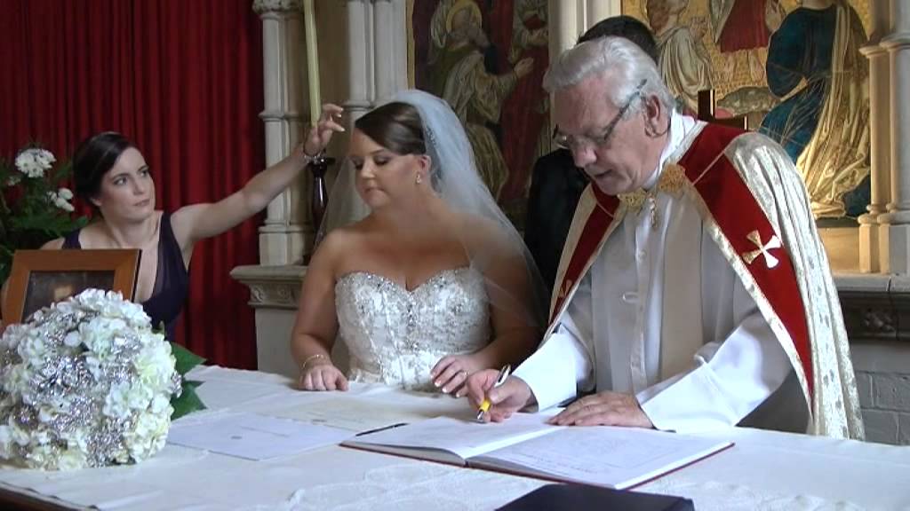 Wedding - The Blessing and Signing of the Register