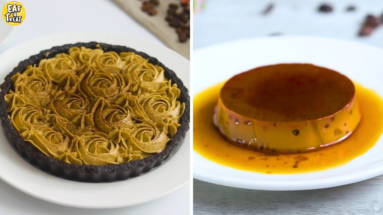 5 Yummy Coffee dessert for Coffee Lovers ☕🍮  | Eat A Treat