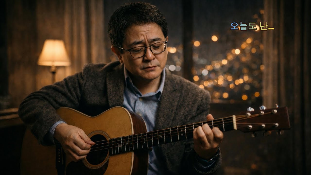 오늘도 난…/Today, Again… | A Quiet Folk Ballad About the End of a Day| 저녁에 남겨진 마음에 대한 노래