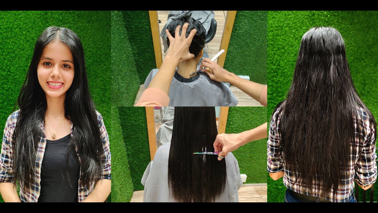 A Cute Girl Getting Very Long To Short Haircut For New Look(Watch Till the End) | Pineapple Salon