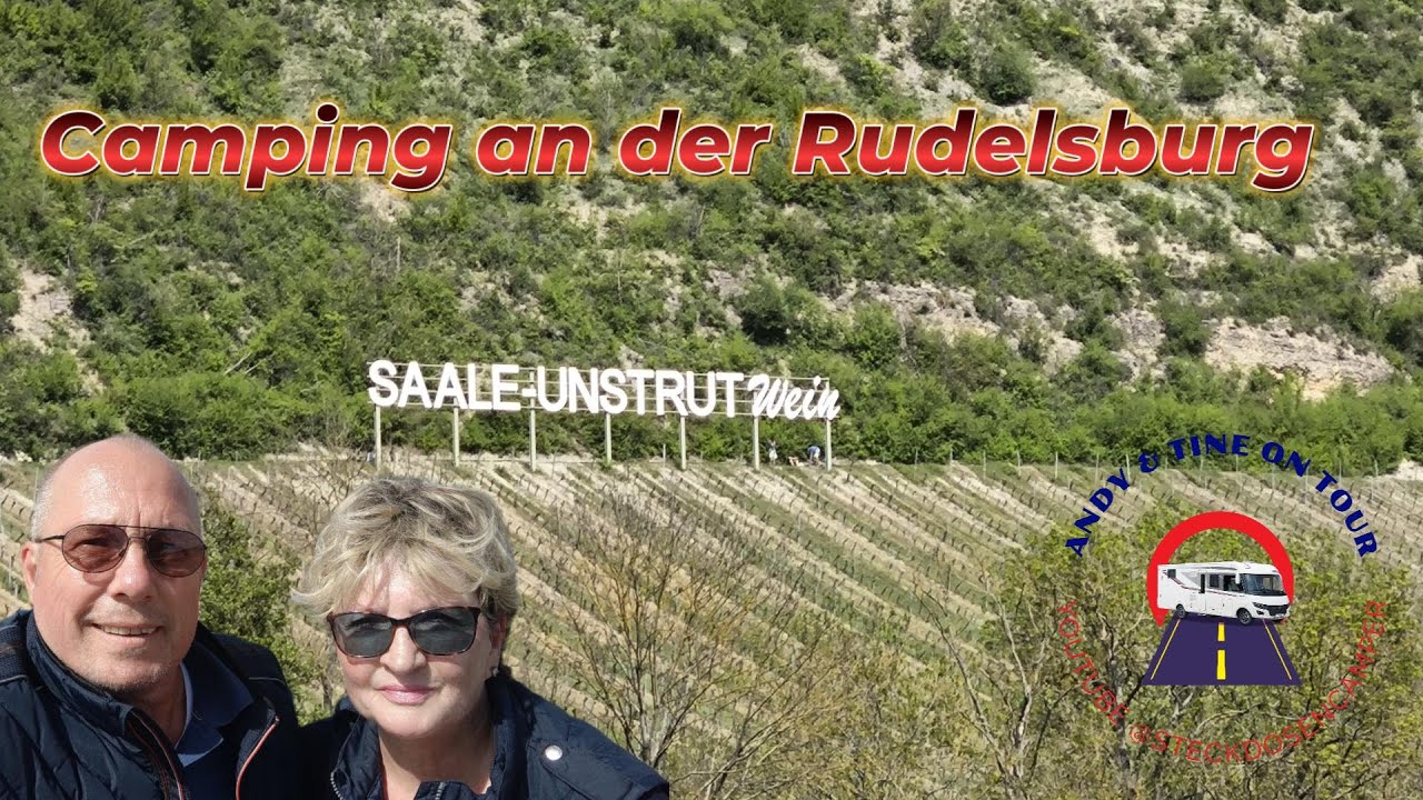 Camping an der Rudelsburg im Saale Unstrut Gebiet