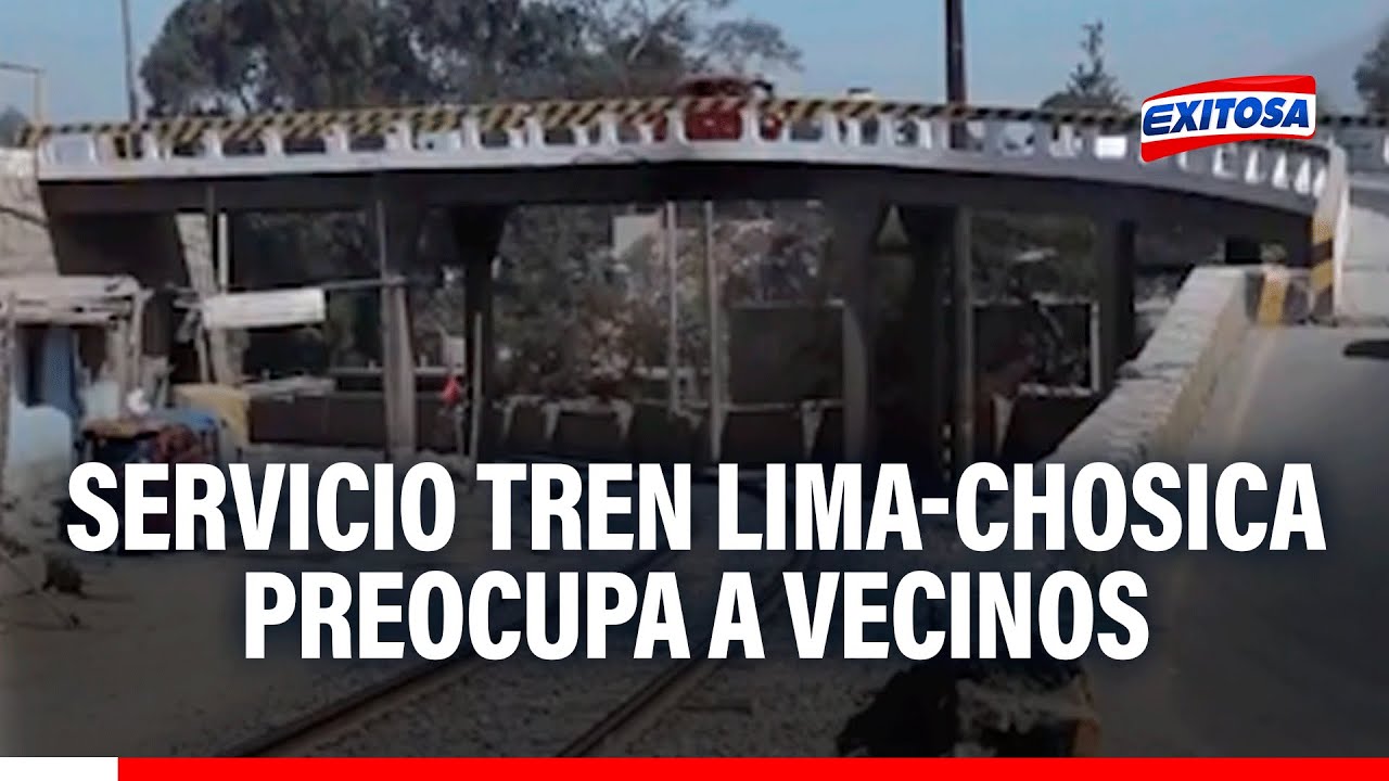 🔴🔵 Chosica: Vecinos de la localidad preocupados por nuevo servicio Tren Lima-Chosica