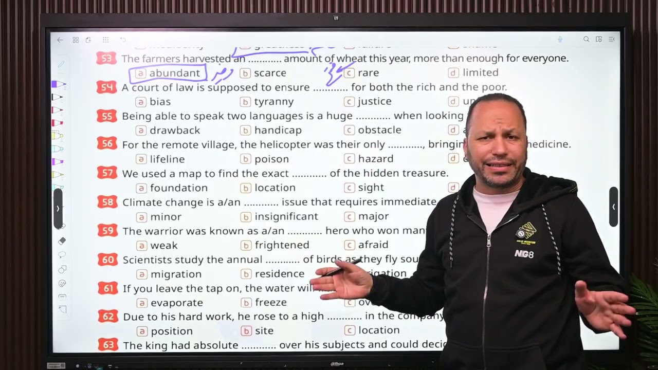 حل Homework  الصف الثالث الثانوى Unit 8