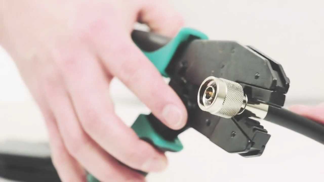 How To Make A N Male Crimp Connector - LMR 400 #665